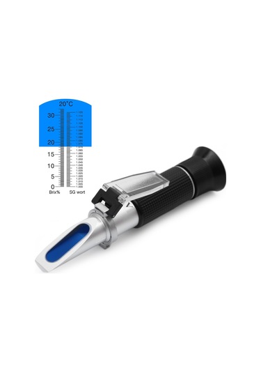 Bira Refraktometresi 0-32 °Bx Yoğunluk 1.000-1.120 Sg