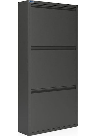 Ceha  3'lü Metal Ayakkabılık - Füme K.AYK-3 /AB7979 Gri