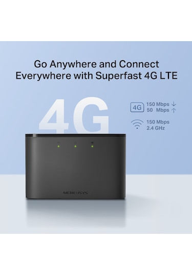 Mercusys MT110 4g Lte Şarjlı Taşınabilir Modem