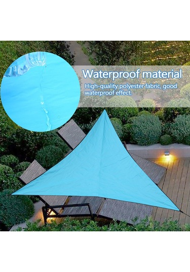 Shineyee 3.0m Asker Yeşili Çadırlı Güneşlik, Sıcaklığı Azaltır, Kolay Kurulur, Taşınabilir, Bahçe/piknik İçin Su Geçirmez Poliester Perde Çok Renkli