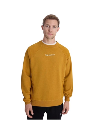 Kappa Authentic Alec Erkek Sweatshirt Kap.32232fw Hardal