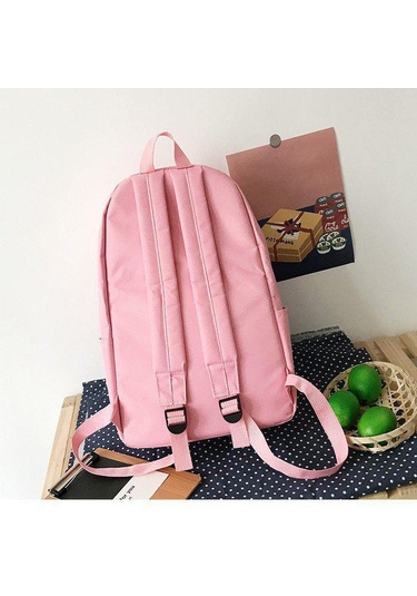 "taze Krizantem Okul Çantası: Kız Öğrenciler İçin Büyük Kapasiteli Kore Tarzı Sırt Çantası, Ortaokul Ve Lise İçin İdeal." Siyah