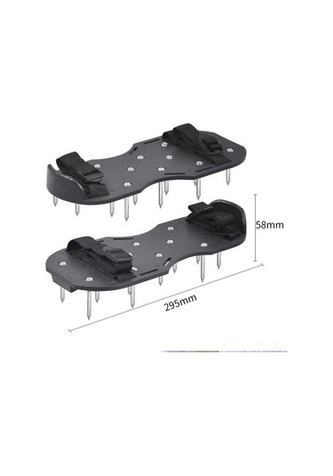 Mufunye Bahçe Toprak Gevşetici Botları: Plastik Tabanlı Çetin Çivi Desenli, Yeşil Alan Bakımı Ve Toprak Hazırlığı İçin Siyah Bahçe Botu