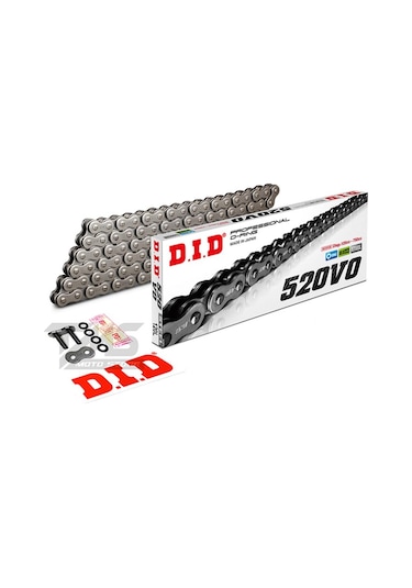 Dıd Çelik Zincir 520-120l O-rıng Yzf-r25 Mt-25 Cbr250 Pulsar Inaz