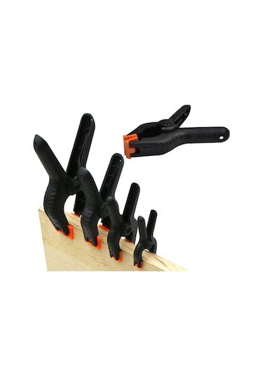 Kıskaç Klips Yaylı Işkence Plastik Kelepçe Güçlü Mafsallı Çeneli