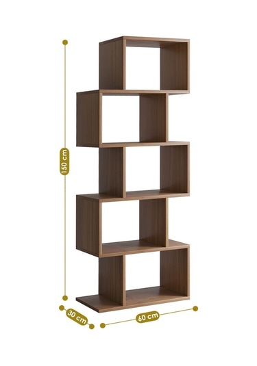 Decormet Meriç Kitaplık Ceviz Diğer