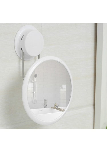 Cbtx Dönen ve Katlanır Duvara Monte Makyaj Aynası Beyaz