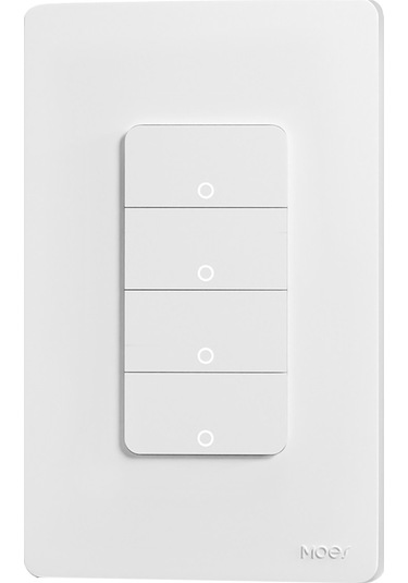 Gajeena Tuya Zigbee Akıllı Anahtar - 4 Yollu, Ses Kontrollü, Uzaktan Kumandalı, 90-250v Çalışma Voltajı Tuya Zigbee