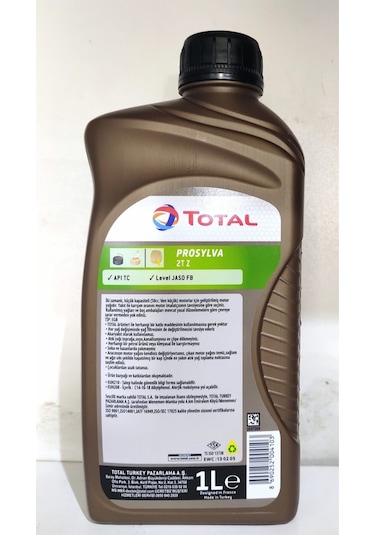 Total Prosylva 2T Z 2 Zamanlı Motosiklet Yağı 1 L