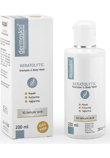 Dermoskin Keratolytic Saç Derisi Sorunları Vücut Şampuanı 200 ML