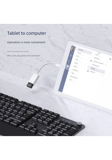 Mini Siyah Lightning Usb Otg Adaptör Kablo Um34826-4 Yurt Dışından