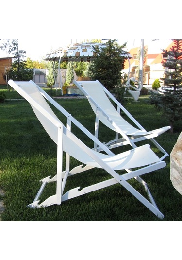 Chillong Ahşap Şezlong 001