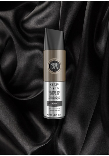 Nıshlady Renkli Kuru Şampuan Siyah Renk 150 Ml