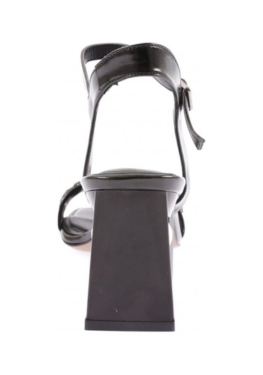 Dgn 617-23y Kadin Silver Taş Bantli Topuklu Sandalet 617-1922-R2004 Siyah