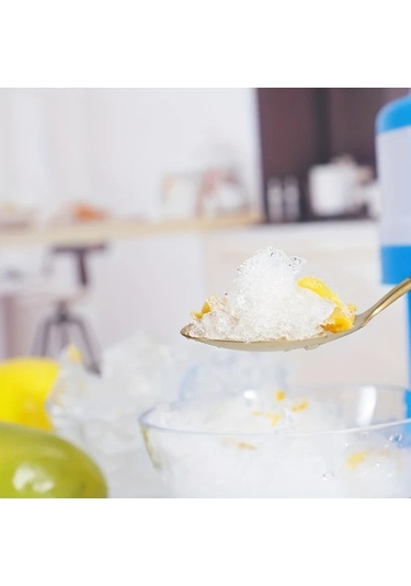 Fochsia Mavi Manuel Buz Kıyma Makinesi - Dondurmalar Smoothieler Ve Partiler İçin Mükemmel