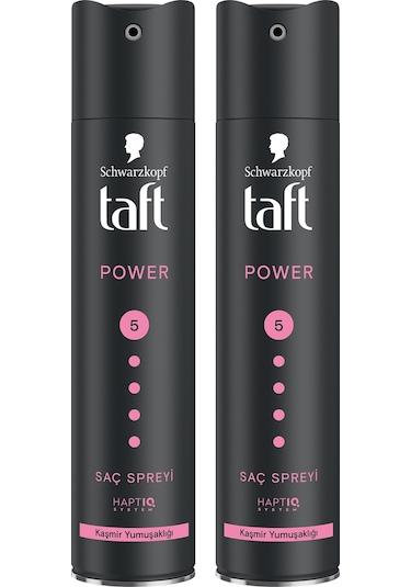 Taft Power Kaşmir Mega Güçlü Saç Spreyi  2 x 250 ML