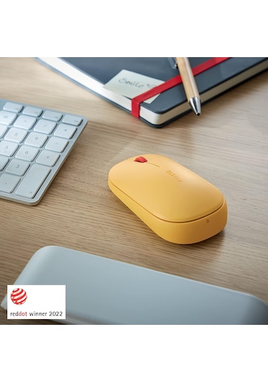 Leitz Cosy Kablosuz Mouse, Sarı