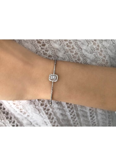 Sirius 0,50 Karat Efektli Baget Pırlanta Bileklik 0847B0001