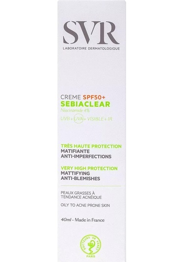 Svr Sebiaclear SPF50 Güneş Kremi 40 ML