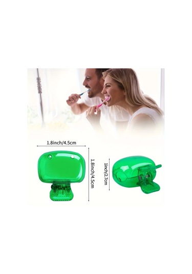 Fochsia Yeşil Hızlı Açılır Diş Fırçası Kılıfı Seyahat Ve Ev Kullanımı İçin Taşınabilir Hijyen Kutusu