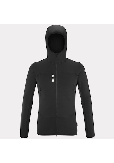 Millet Fusıon Grıd Kapşonlu T.fermuar Polartec Powergrıd Erkek Ceket Mıv9024 0247 Siyah