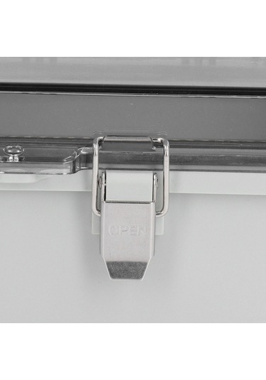 Tenfowee Abs Plastik Ip67 Su Geçirmez Elektrik Kutusu, Cam Kapaklı, Montaj Tablosu İle, Dış Mekan İçin Elektrik Enklozürü