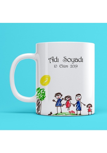 El Emeği Baskılı Resimleriniz Kupa Bardak-20