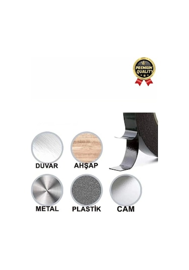 Premium Ultra Güçlü İz Bırakmaz Elastik Yapılı Çift Taraflı Akrilik Köpük Bant 36mm - 10m - 1 Adet