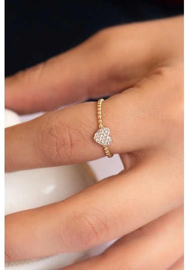 14 Ayar Altın Kalp Eklem Yüzük