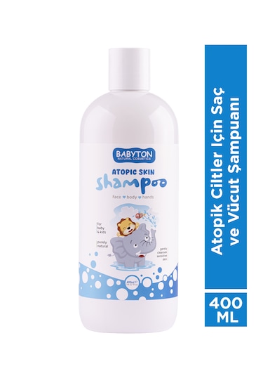 Babyton Atopik Çok Kuru Ve Hassas Ciltler İçin Saç Vücut Şampuanı 400 ML