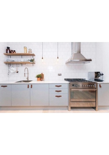 Ebitda Suntek Deri Mobilya Kolu Kapı Çekmece Dolap Çekme Topuzu Bavul, Küçük Boy