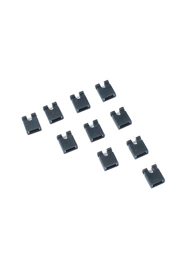 Konesam 10 Adet 2.54mm 2-pin Jumper Bağlantı Elemanı - Elektronik Projeler İçin Tekrarlı Kullanım, İyi Tutuş Deseni