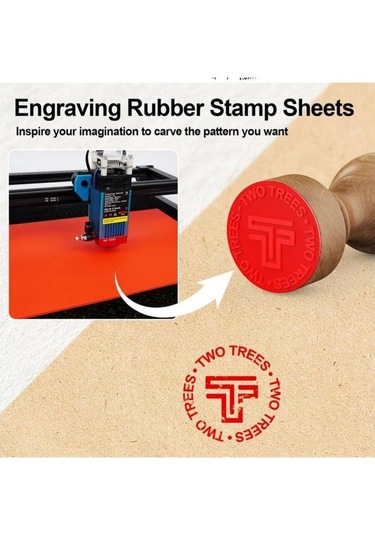 Mühürcüm Koyu Gri Renk Lateks Kauçuk Kokusuz Kuru Kaşe Mühür Mürekkep Pedi A4 Ebat 2,3mm