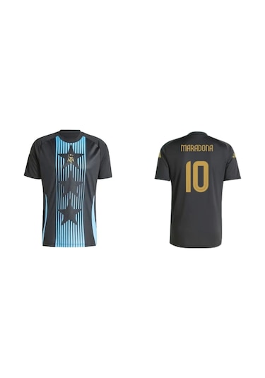 Snapbuy Arjantin 2024 Futbol Forması - Erkek/kadın Kısa Kollu Yazlık Tişört10000mah Black