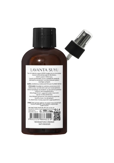 Akita Doğal Yağ Alınmamış Lavanta Suyu 50 ML