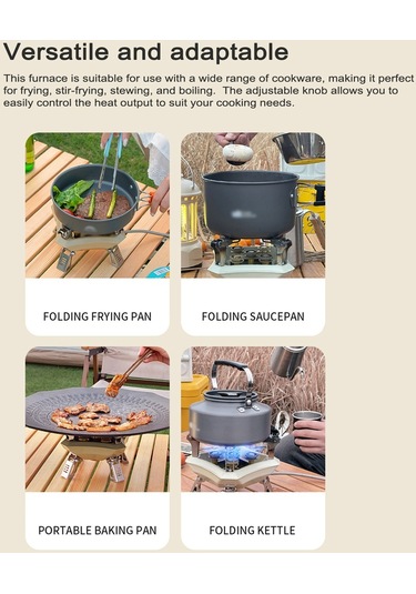 Taşınabilir Gaz Sobası Açık Soba Gümüş