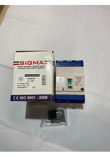 Sigma 3c16025 3p 25 A 25 Ka Ayarlı Tmş Kompak Şalter