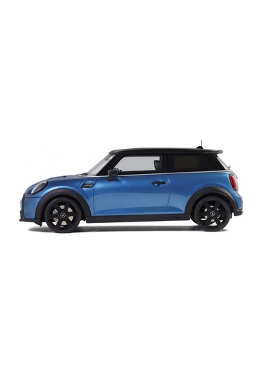 Otto Models Ot982 1/18 Mini Cooper S Island Blue + White Stripes 2021