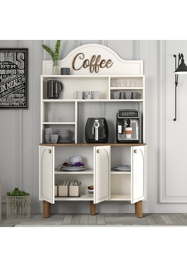 Bohem Kahve Köşesi 120cm - Krem Krem