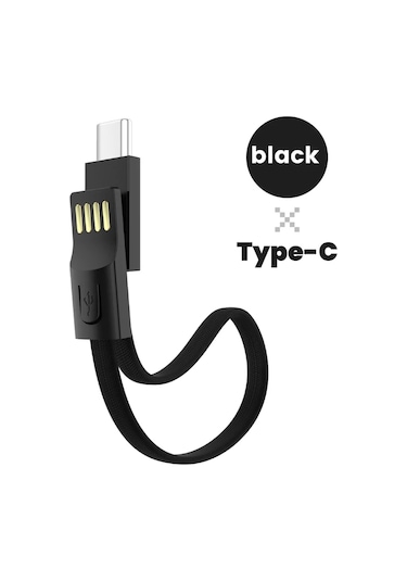 Olaf2.1a Anahtarlık Şarj Kablosu - Iphone Uyumlu Huawei Samsung Xiaomi Hızlı Şarj Ve Veri Aktarımıbej90 Cm