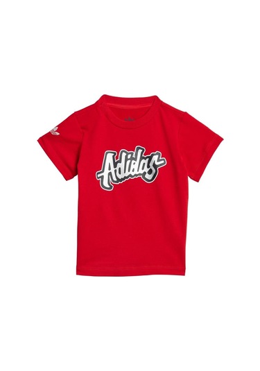 Adidas Bebek Kırmızı Bebek Esofman Takımı Short Tee Set Jc9102 Kırmızı