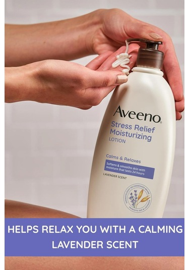 Aveeno Stress Relief Lavanta Kokulu Nemlendirici Vücut Losyonu 532ml