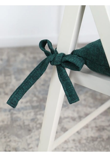 Pufiprofi Kare Sandalyeye Yastık 40x40, 2 Parçalı Takım. 360995138 Koyu Yeşil