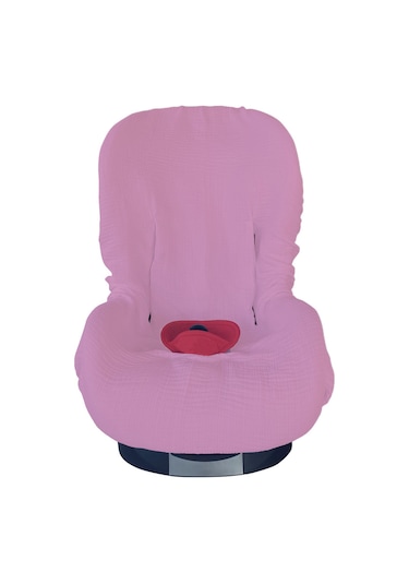 4katlı Müslin Bebek Oto Koltuk Kılıfı Lastikli %100pamuk G.k