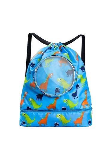 Novahub Büyük Kapasiteli, Islak-kuru Ayrımı Olan Dayanıklı Yüzme Çantası - S Ve L Boy Seçenekleri Mavi Yeni Tasarım Mavi