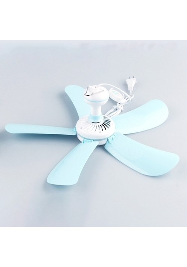 Tavan Vantilatörü Mini Sessiz 500mm Enerji Tasarruflu Yüksek Hacimli Elektrikli Vantilatör Anahtarlı Tavan Vantilatörü Ev Yurt Abd Fişi 8181 Renkli