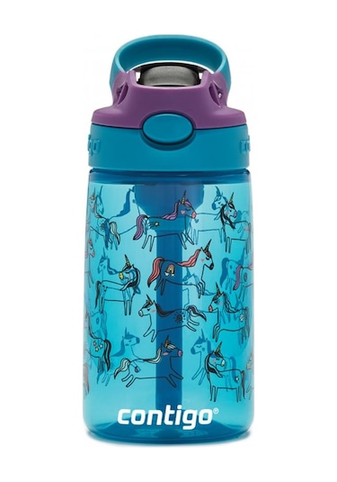 Contigo Gizmo Flip Pro Unicorn Tritan Çocuk Suluğu 420ml Mavi