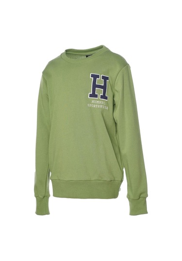 Hummel Elton Çocuk Sweatshirt 921942-9827 Yeşil