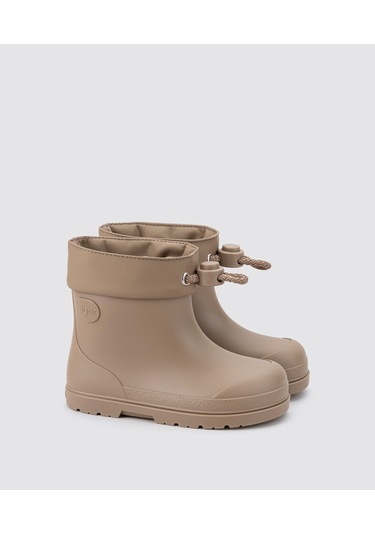 İgor Mendi Borrego Çocuk İçi Kürklü Kısa Yağmur Çizmesi Cc335 Kahve