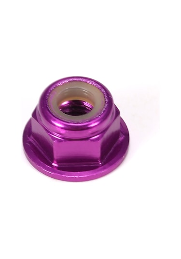 Xindoker 伟力104001 Uygun Alüminyum Somun, Mor Renk, 4 Adet Paket